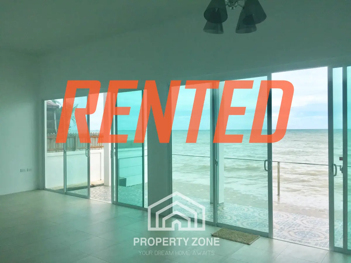 NOW RENTED UNTIL OCT 2026 - BEAUTIFUL BEACH HOME FOR SALE 8.5 MIL /RENT 30,000/Month - Absolute Beachfront at Phala Beach, Ban Chang, Rayong - House - Phla - Phala Beach