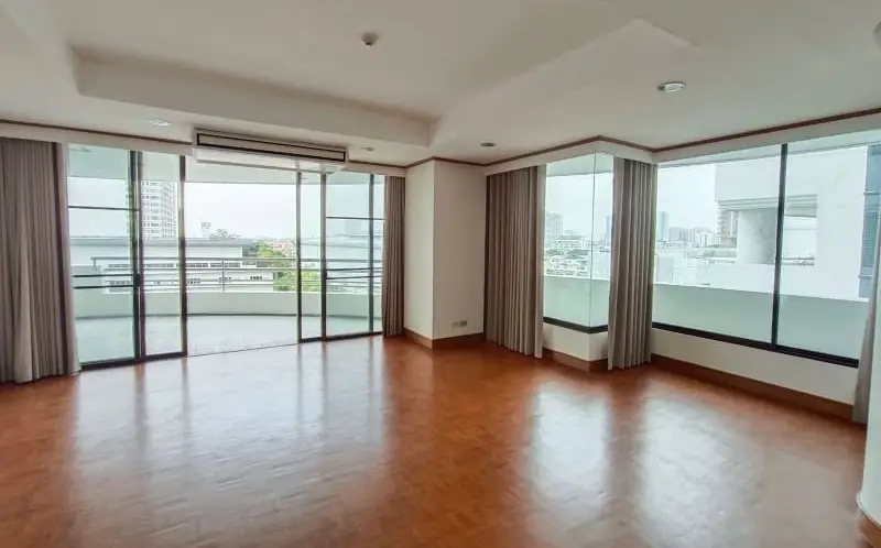 Baan Yen Akard 3 bedroom unfurnished condo for rent - Condominium - Chong Nonsi - Sathorn