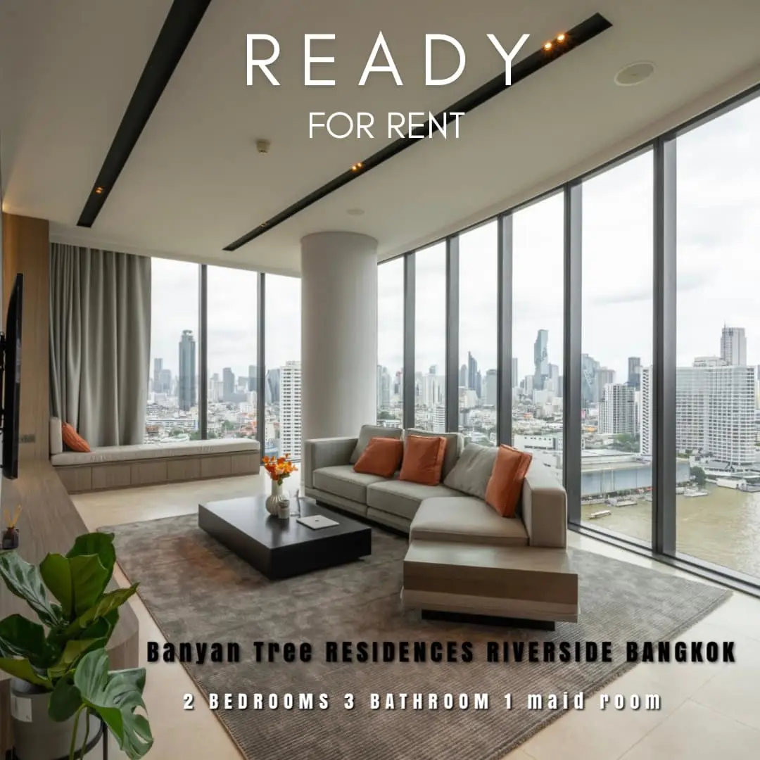 Banyan Tree Residence Riverside Bangkok 2 bedroom property for rent - Condominium - Khlong San - Khlong San