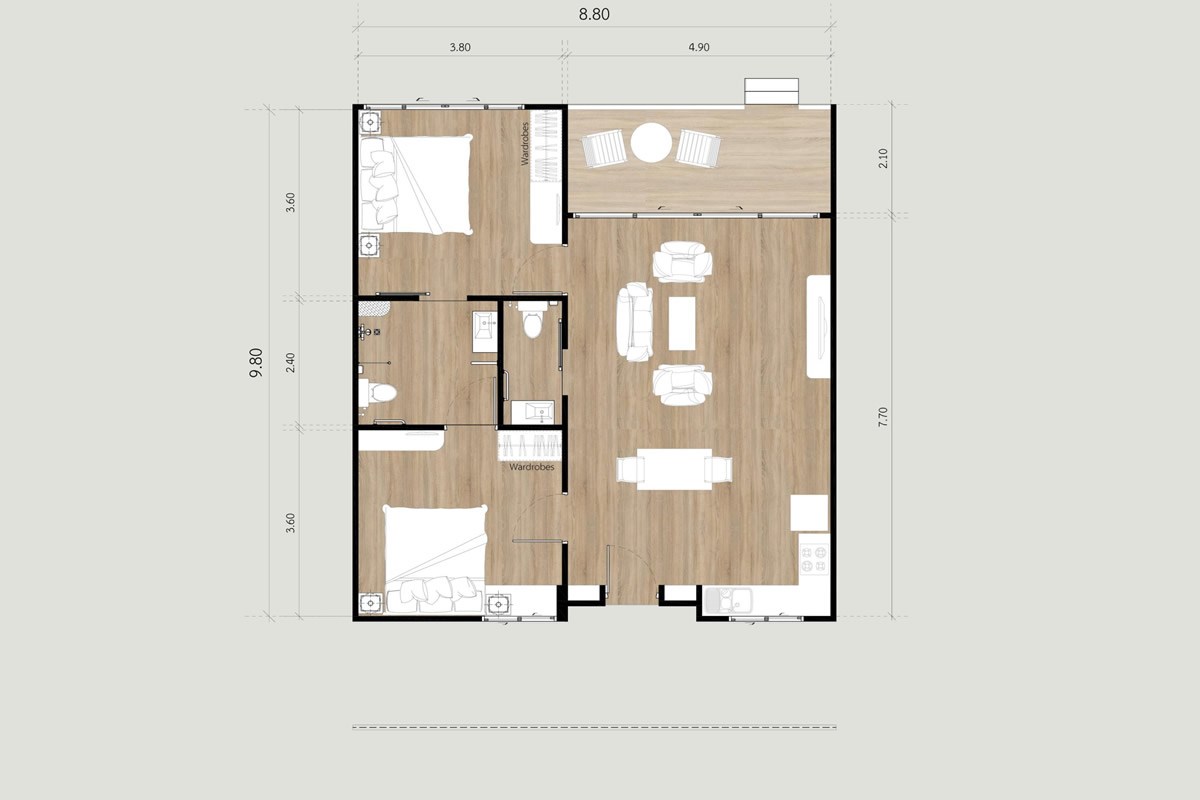 Terassenhäuser E-01 - บ้าน - Bangsaray - 