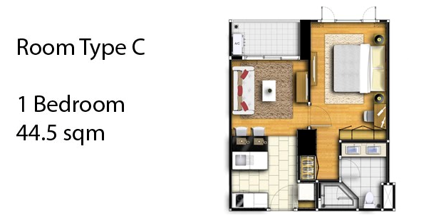 The Peak Towers - 1 bedroom