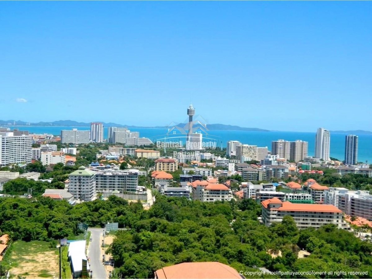 Spacious Studio With Panoramic Views at The Cliff, Prathumnak, Pattaya - อพาร์ทเม้นท์ -  - 