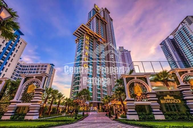 Large, high floor, 1 bedroom, 1 bathroom unit for rent in Riviera Monaco, Na Jomtien. - Condominium -  - 