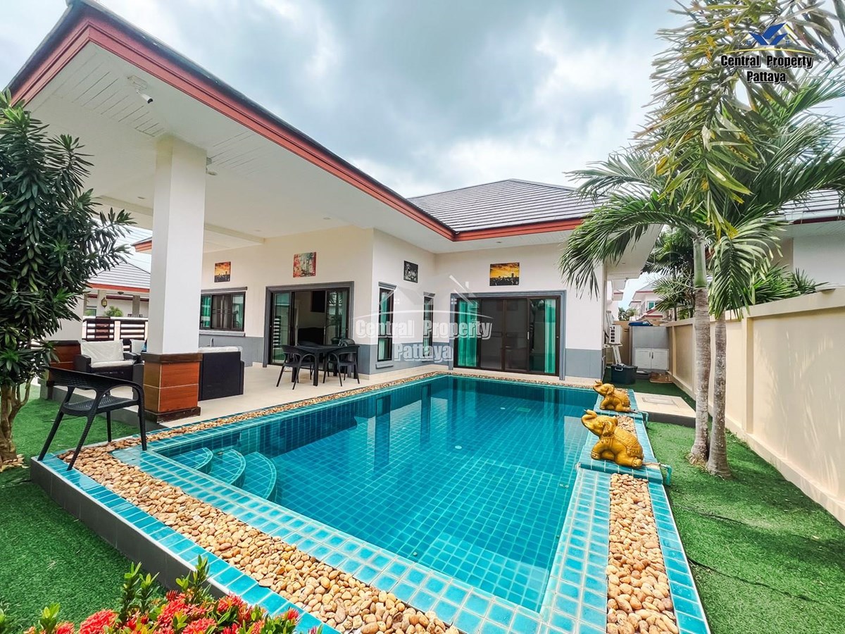 Contemporary, 3 bedroom, 2 bathroom, pool villa for rent in Huay Yai. - บ้าน - Huay Yai - 