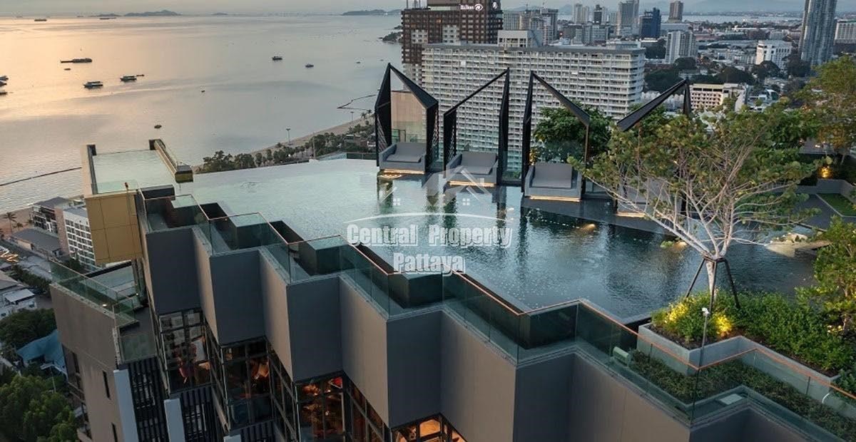 Contemporary, 1 bedroom, 1 bathroom for sale at The Edge, central Pattaya. - คอนโด -  - 