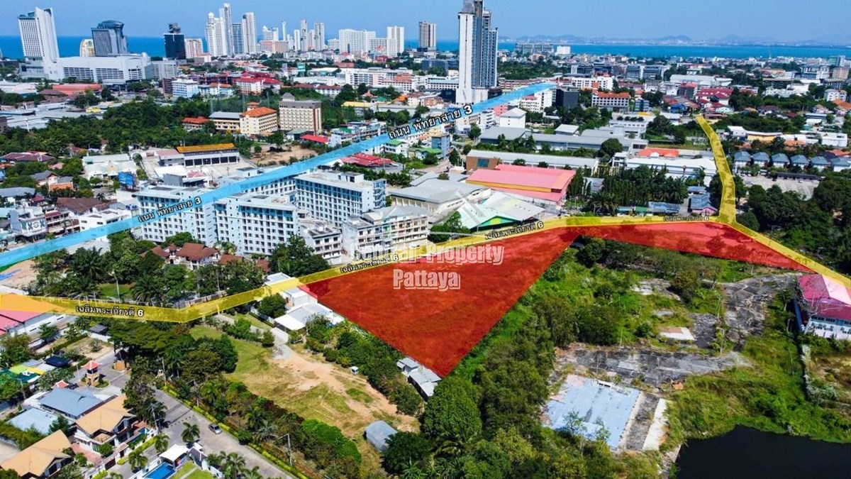 Rare opportunity to own 2 large plots of land in North Pattaya. - Land -  - 