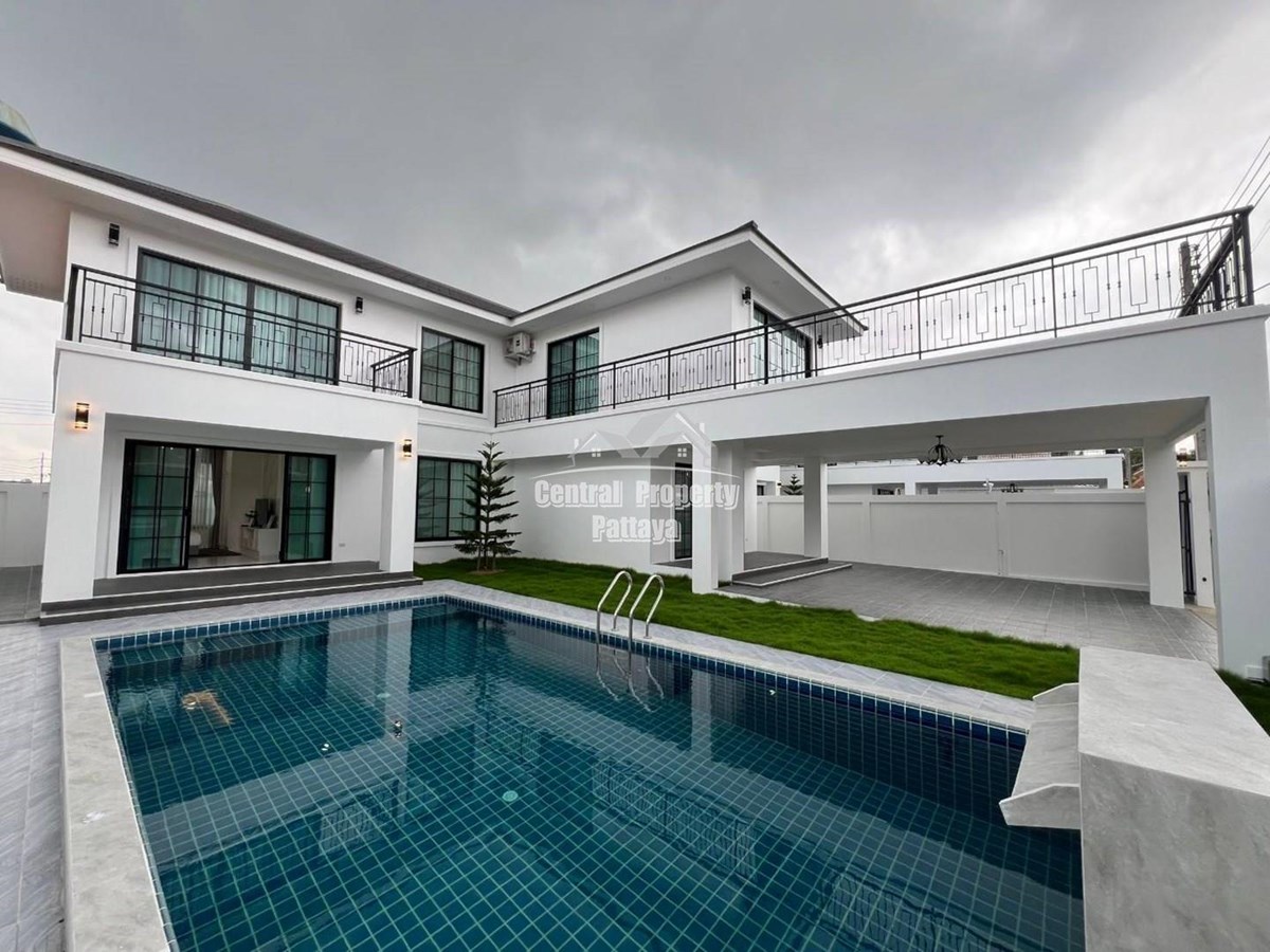 Newly built, 4 bedroom, 5 bathroom, pool villa for sale in East Pattaya. - House - Pattaya East - 