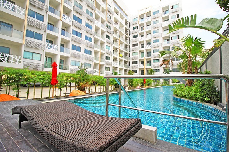 Water Park 1 bedroom on 4th floor for rent   - คอนโด - Pratumnak - 