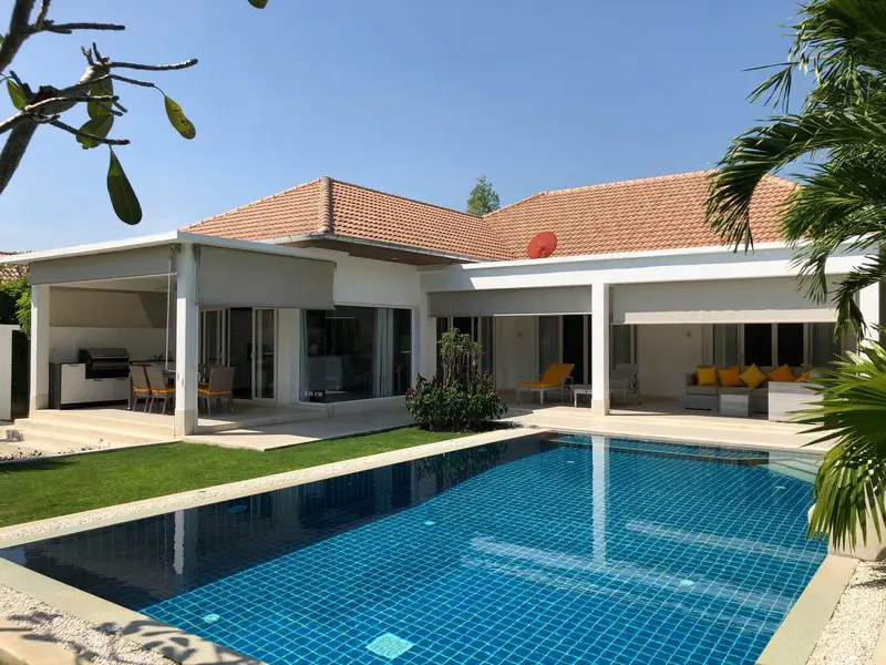 Modern Pool Villa 3 bedroom for sale at 11.9M THB - House - Thap Tai - Soi Hua Na 21