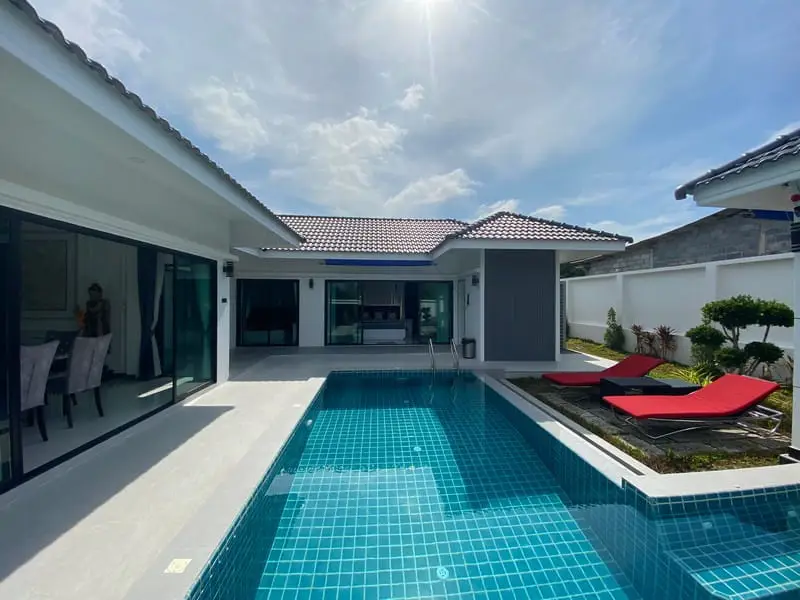 Beautiful Brand New Pool Villa in Pattaya - Your Dream Home Awaits!  - House -  - Pattaya