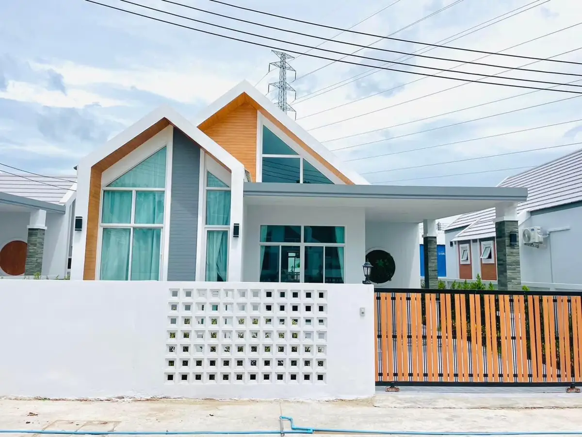 Brandneues Haus im nordischen Stil in Soi 88, Hua Hin zu vermieten - บ้าน - Hin Lek Fai - 