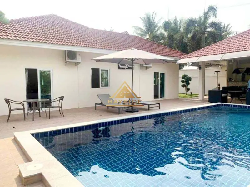 Pool Villa for SALE with tenant  near Mabprachan Lake Pattaya - House - Lake Maprachan - 